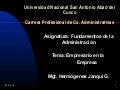 Empresario en la empresa
