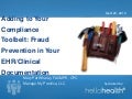 Leveraging Your EHR for Compliance
