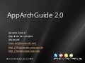 Encontro no .NET Architects - Application Architecture Guide (AppArchGuide)