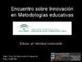 Encuentro Metodologías Innovadoras
