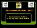 Encuentro Elasj Bolivia 2010
