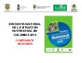 Encuesta nacional de la situación nutricional en colombia 2010