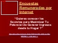 Encuestas Remuneradas Por Internet