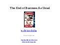 The End of Business as Usual 