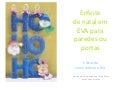 Enfeite de natal em EVA para porta ou parede