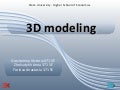 3D Modelig presentation (.ppt) 371 SE