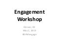 Engagement Workshop Denver