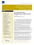 Engaging citizens in Government