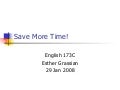 English 173 C Books Chapters 1 29 08