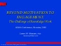 From Motivation to Engagement