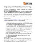 Enhanced Array Networks Application Delivery Controllers Bridge the Gap between Enterprise Requirements and Budgets