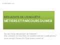 Enquête 2012 sur les Métiers du Web et de lInternet