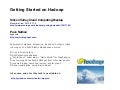 Getting Started on Hadoop