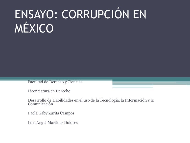 Corrupción en México