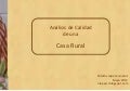 Análisis de Calidad de una Casa Rural