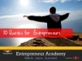 10 Quotes for  Entrepreneurs 