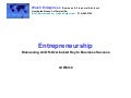 Entrepreneurship
