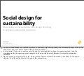 Enviro 2010 - Social design for sustainability