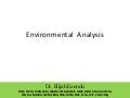 Environmental  Analysis