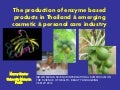 How to produce enzyme based products at home: cleaning & Personal care
