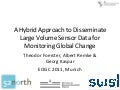 A Hybrid Approach to Disseminate Large Volume Sensor Data for Monitoring Global Change