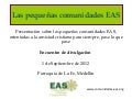Encuentro de divulgación de las comunidades EAS