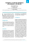 Epilépsia y síndromes epilépticos del preescolar y escolar