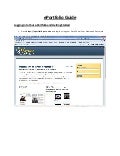 E portfolio guide logging in and getting started