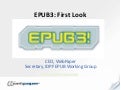 EPUB3 First Look