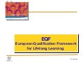 EQF - European Qualification Framework