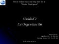 Elementos de la Organización