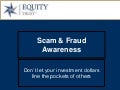 Equity Trust Company Scam & Fraud Awareness