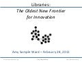 Comunity-Driven Libraries