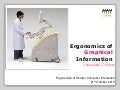 Ergonomics of graphical information systems