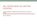 Twitter Sentiment & Investing - modeling stock price movements with twitter sentiment.
