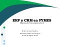 Erp y crm en pymes