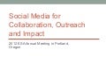 #ESA2012 social media workshop