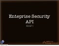 Entreprise Security API - OWASP Montreal
