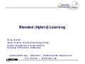 Blended learning