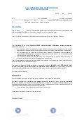 Escrito reclamación no asistencia