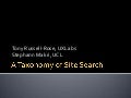 A Taxonomy of Site Search