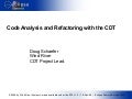 Code Analysis and Refactoring with CDT
