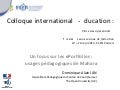 Un focus sur les ePortfolios : usages pÃ©dagogiques de Mahara