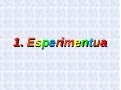 Esperimentua