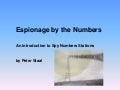 Lecture - Espionage by the Numbers: Introduction to Number Stations - Delft University 2011