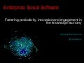 Enterprise Social Software