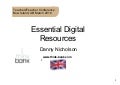 Essential Digital Resources 2010