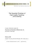 Essential Practices Of High Quality Teaching And Learning  Final