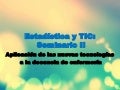 Estadística y tic