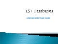 Est database